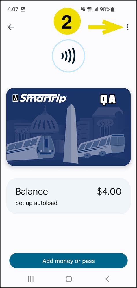 wmata smart card number|WMATA smart card on phone.